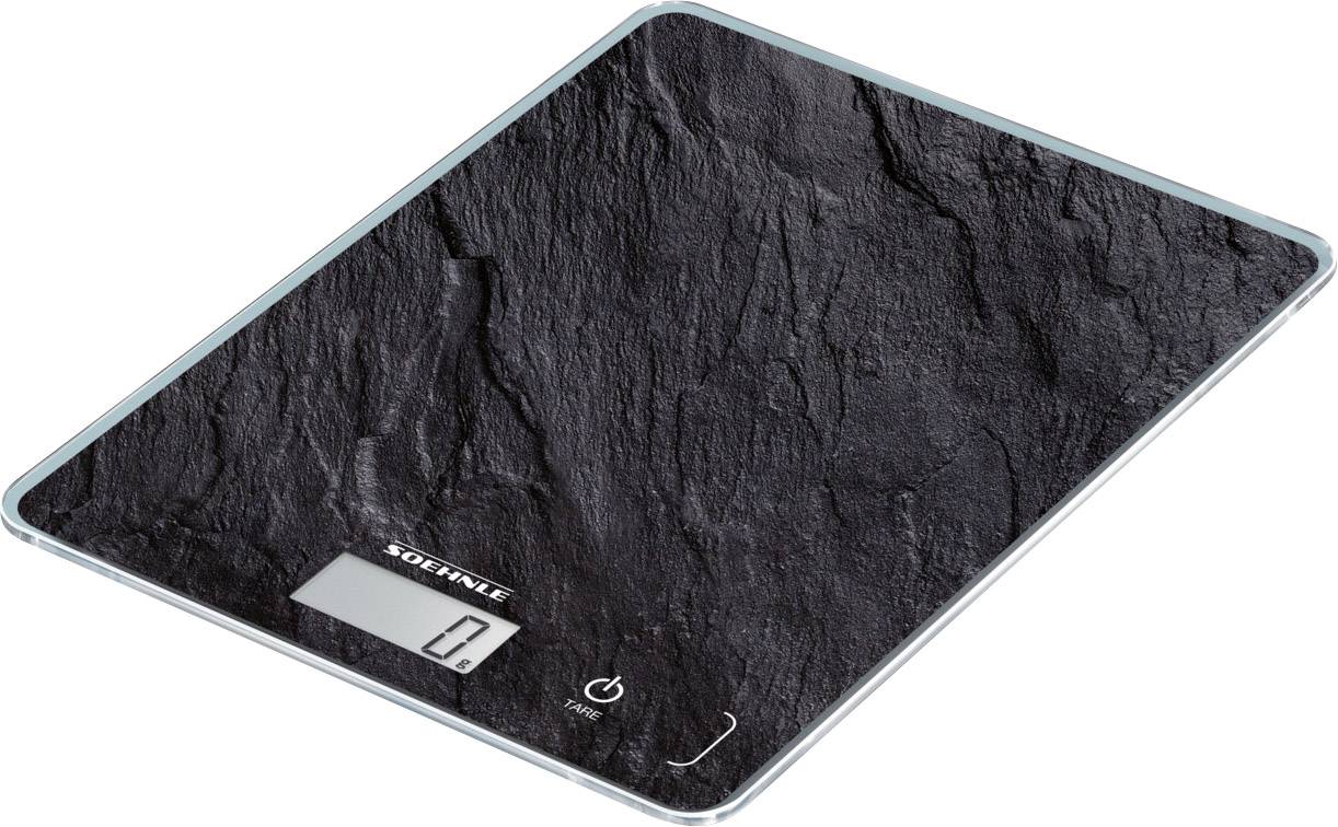 Soehnle Page Compact 300 Slate Balance de cuisine numérique anthracite 200 x 150 x 13