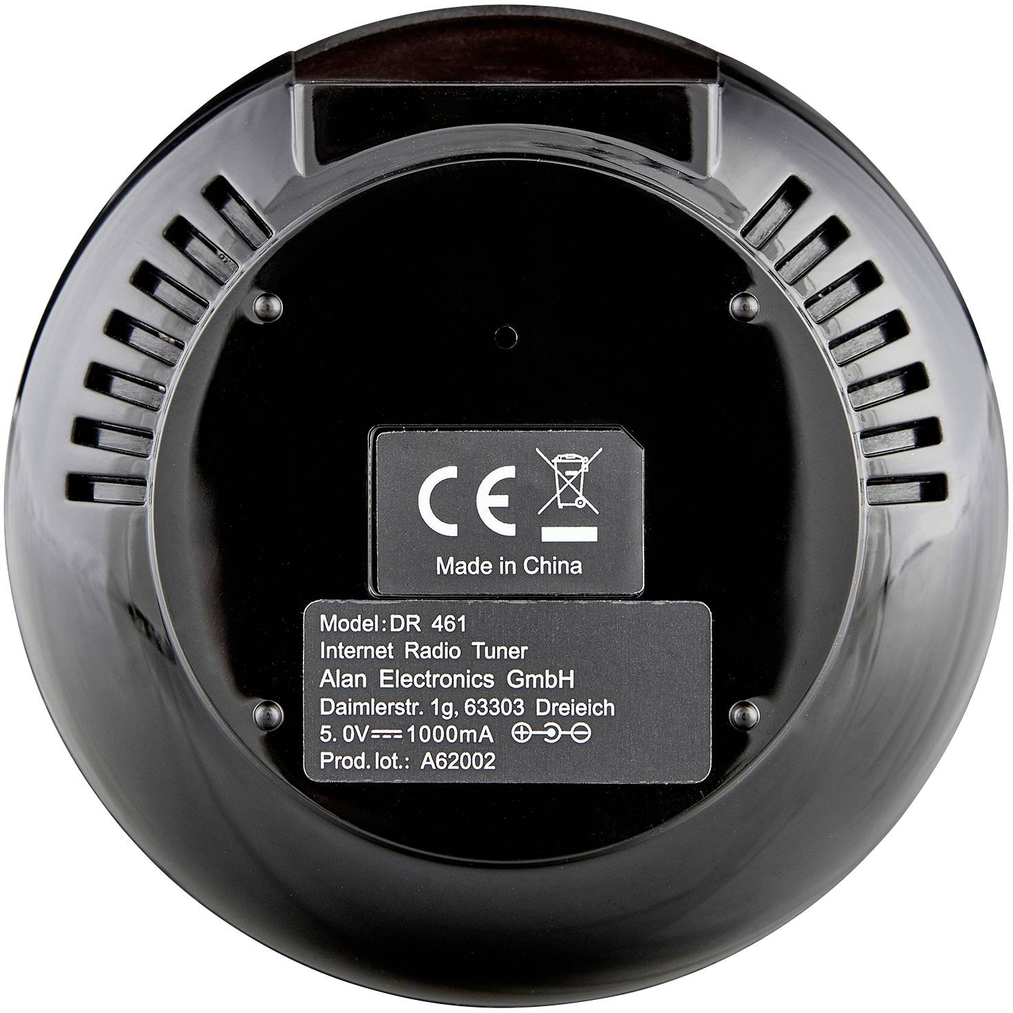 Albrecht DR 461 Mini Internet-Radio Tuner Radio de table Internet Internet radio internet noir