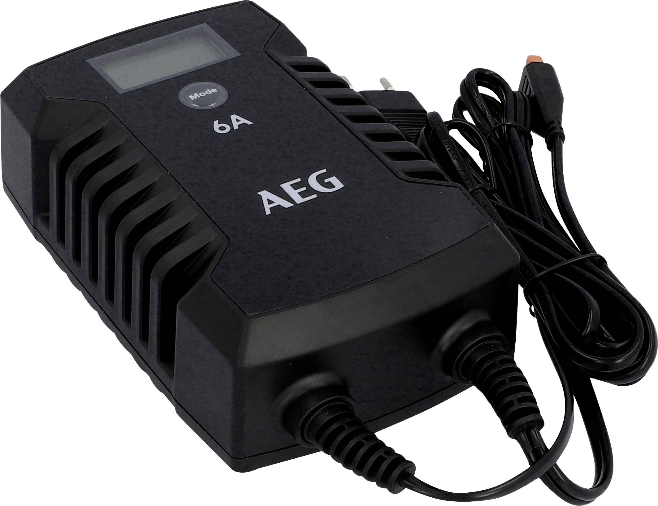 AEG LD6 10617 Chargeur 6 V, 12 V 3 A 6 A
