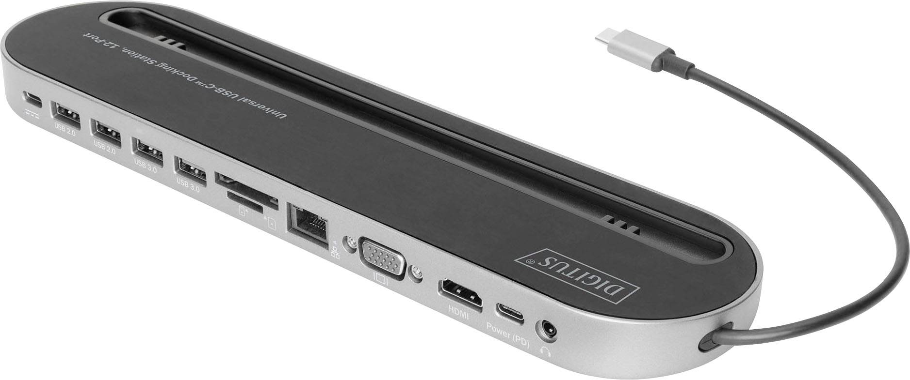 Digitus Mini station d'accueil USB-C® DA-70888 Adapté aux marques (stations d'accueil pour ordinateurs portables): universel