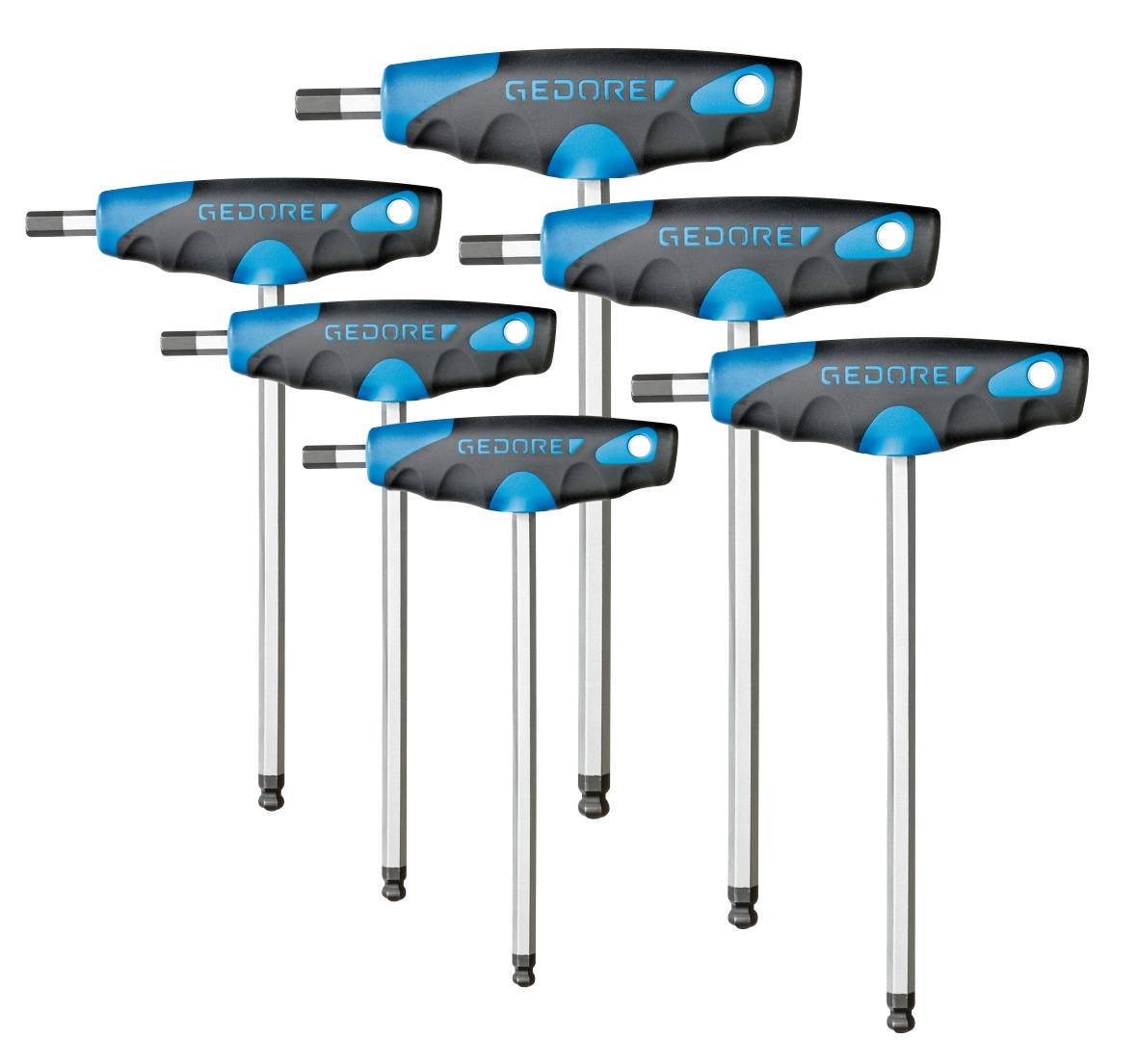Gedore DT 2142-06 Jeu de clés mâles coudées