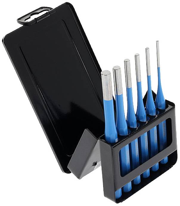 Gedore Jeu de chasse-goupilles en cartouche à rabat métallique 6 pièces 316 D 3014320