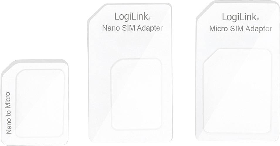LogiLink AA0047 Outil d'extraction de carte SIM avec outil d'extraction de carte SIM Adapté de: Nano SIM, Micro SIM Adapté vers