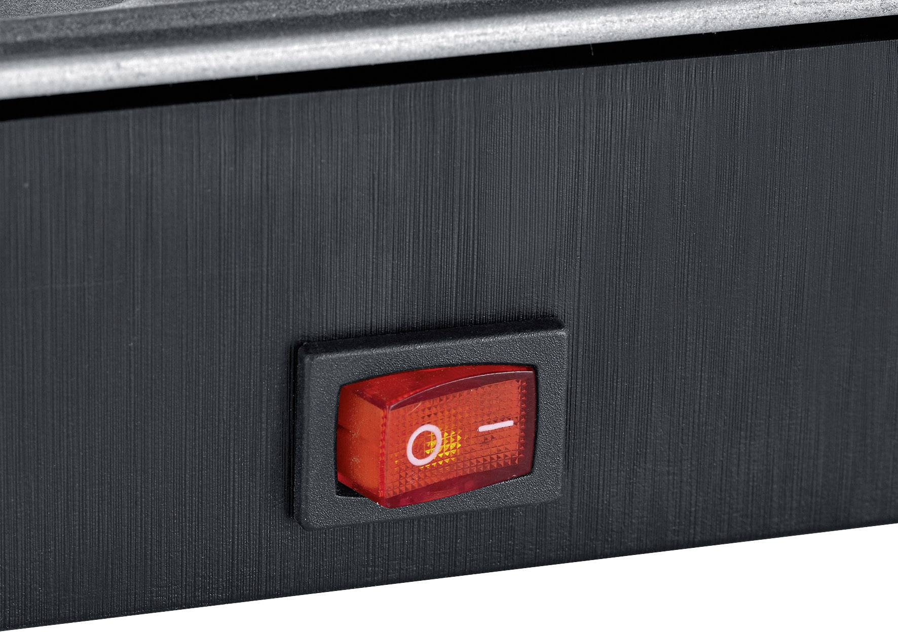 Severin 2370 Appareil à raclette revêtement anti-adhésif, 4 poêlons, fonction grill noir