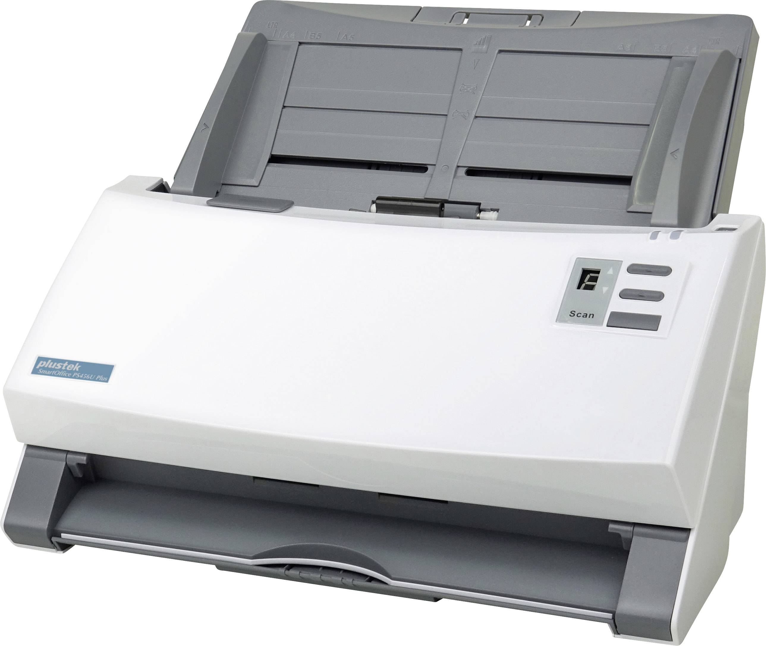 Plustek SmartOffice PS456U Plus Scanner Recto-verso 216 x 5080 mm 600 x 600 dpi 80 pages / minute USB
