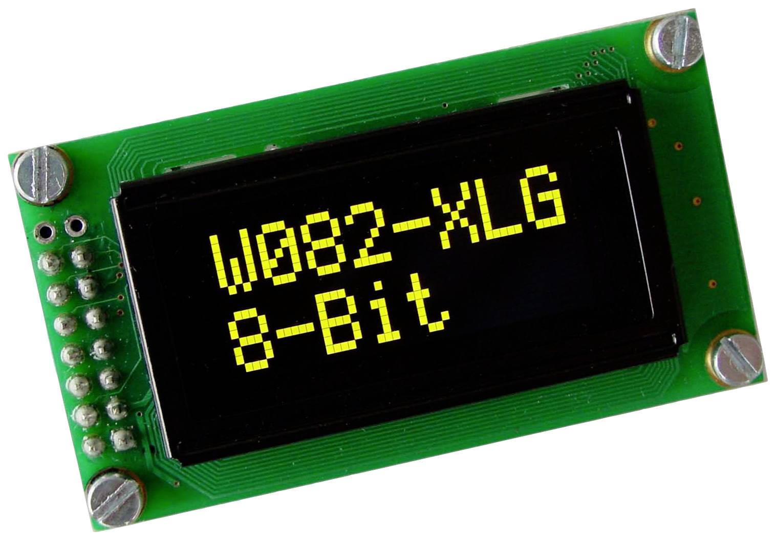 DISPLAY VISIONS Écran OLED jaune-vert 5.55 mm 3.3 V, 5 V Nombre de chiffres: 2 EAW082-XLG