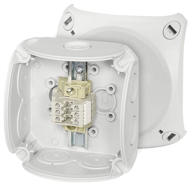 Hensel RK 0203 T Tableau de distribution 93 x 93 x 62 gris 1 pc(s)