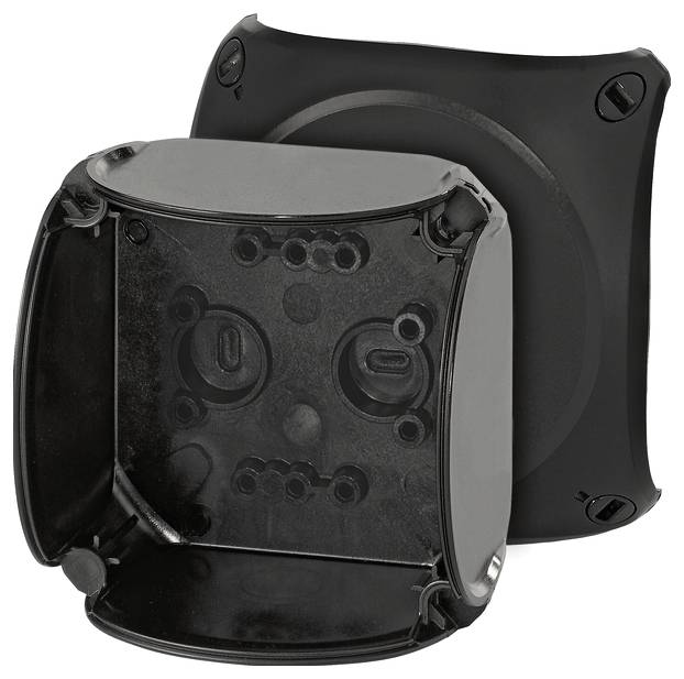 Hensel 62000082 Boîte de jonction sans halogène, plombable, résistant aux intempéries (L x l) 93 mm x 93 mm 1 pc(s)