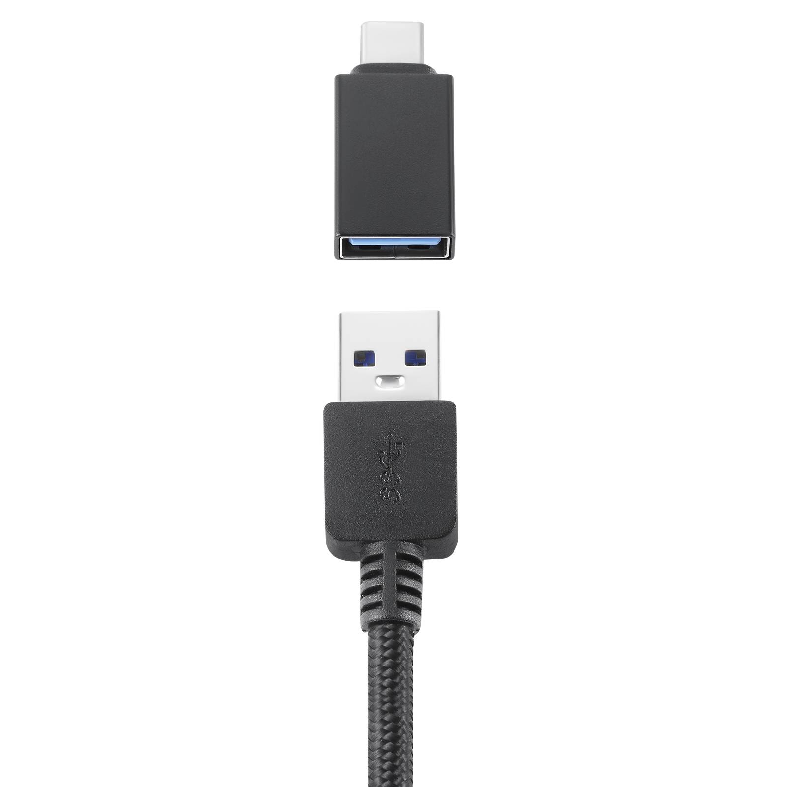 Perixx USB 3.1 Gén 1 (USB 3.0) Adaptateur [1x USB-C® mâle - 1x USB 2.0 type A femelle] PERIPRO-404