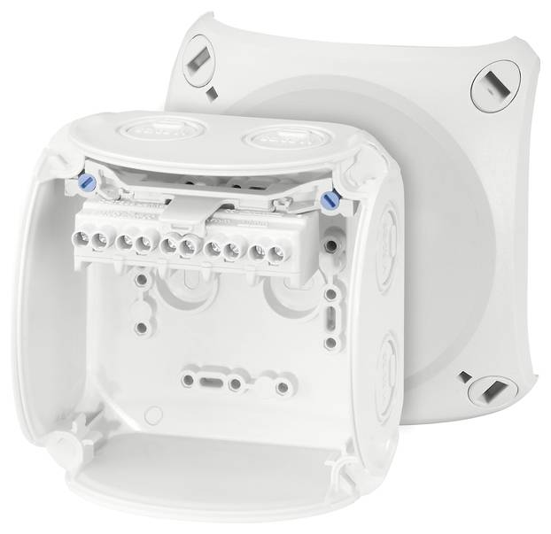 Hensel 62000049 Boîte de jonction sans halogène, plombable, résistant aux intempéries (L x l) 104 mm x 104 mm 1 pc(s)