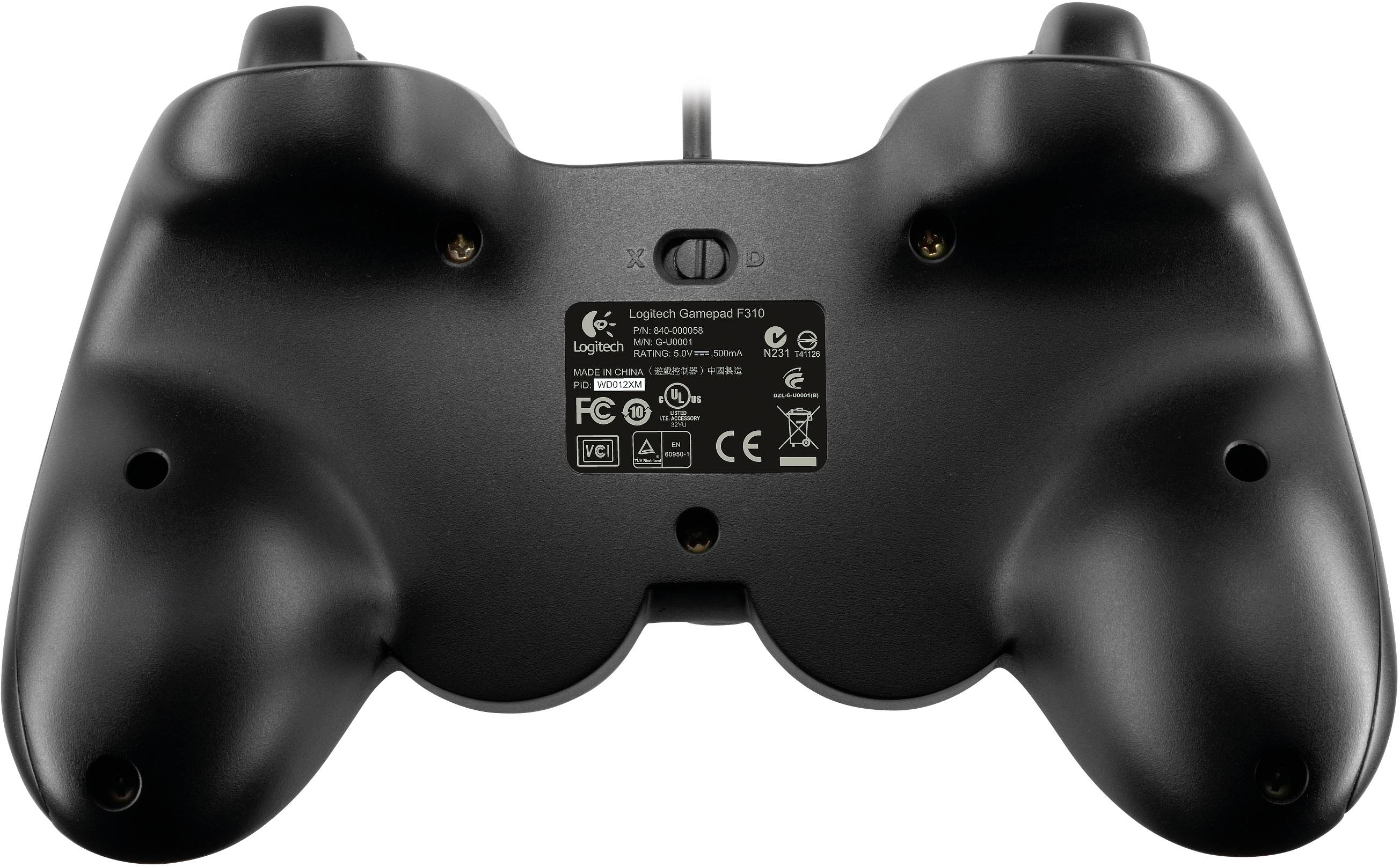 Logitech Gaming F310 Manette de jeu PC noir