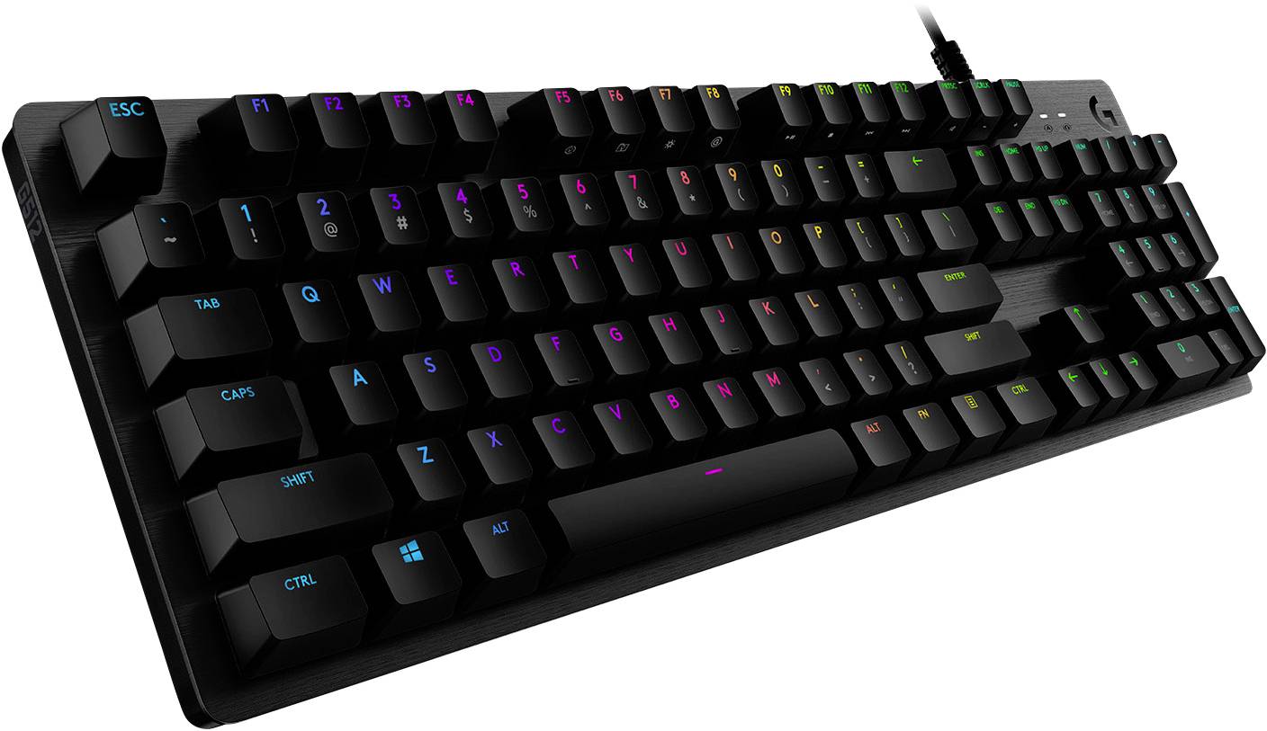 Logitech Gaming G512 CARBON filaire Clavier de gaming anglais US, QWERTY carbone