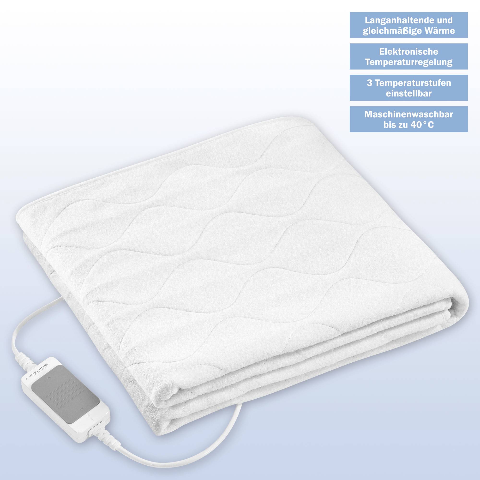 Profi-Care PC-WUB 3060 Surmatelas chauffant 60 W blanc