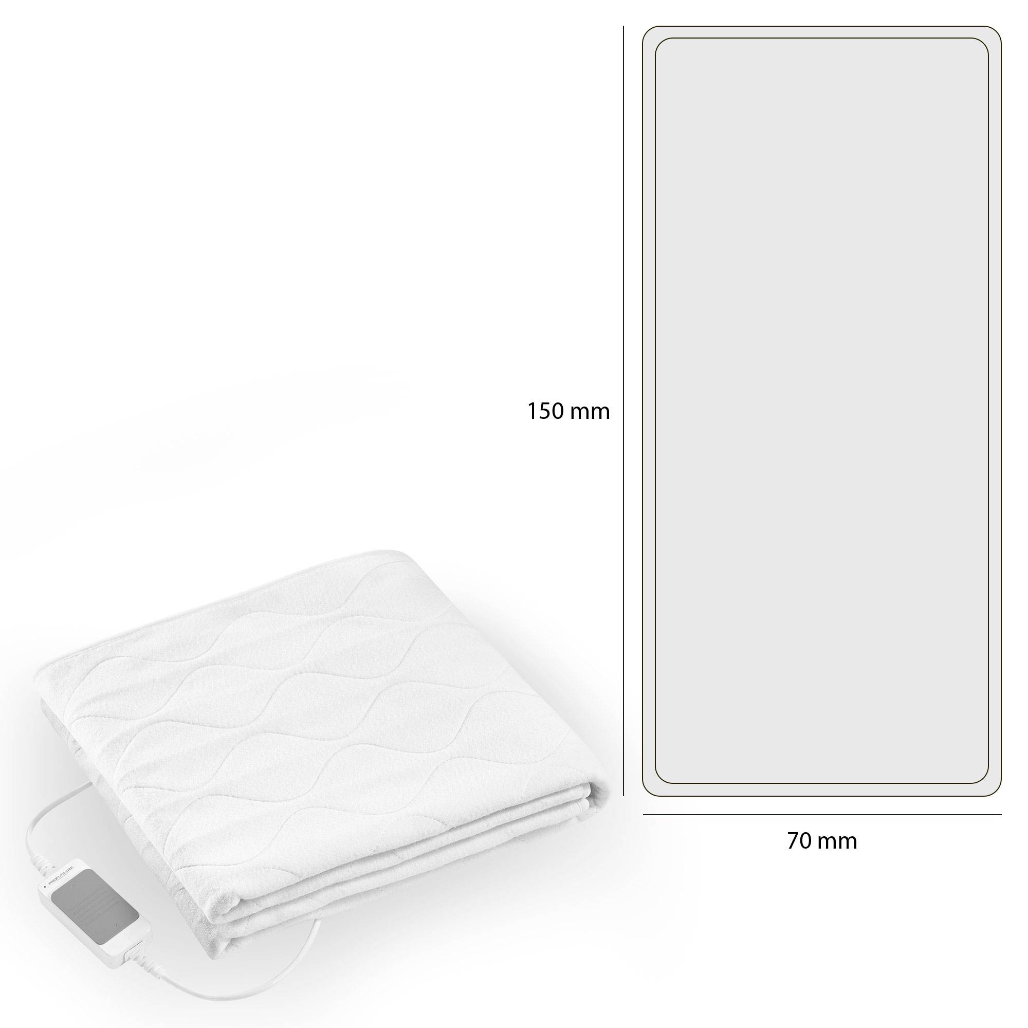 Profi-Care PC-WUB 3060 Surmatelas chauffant 60 W blanc
