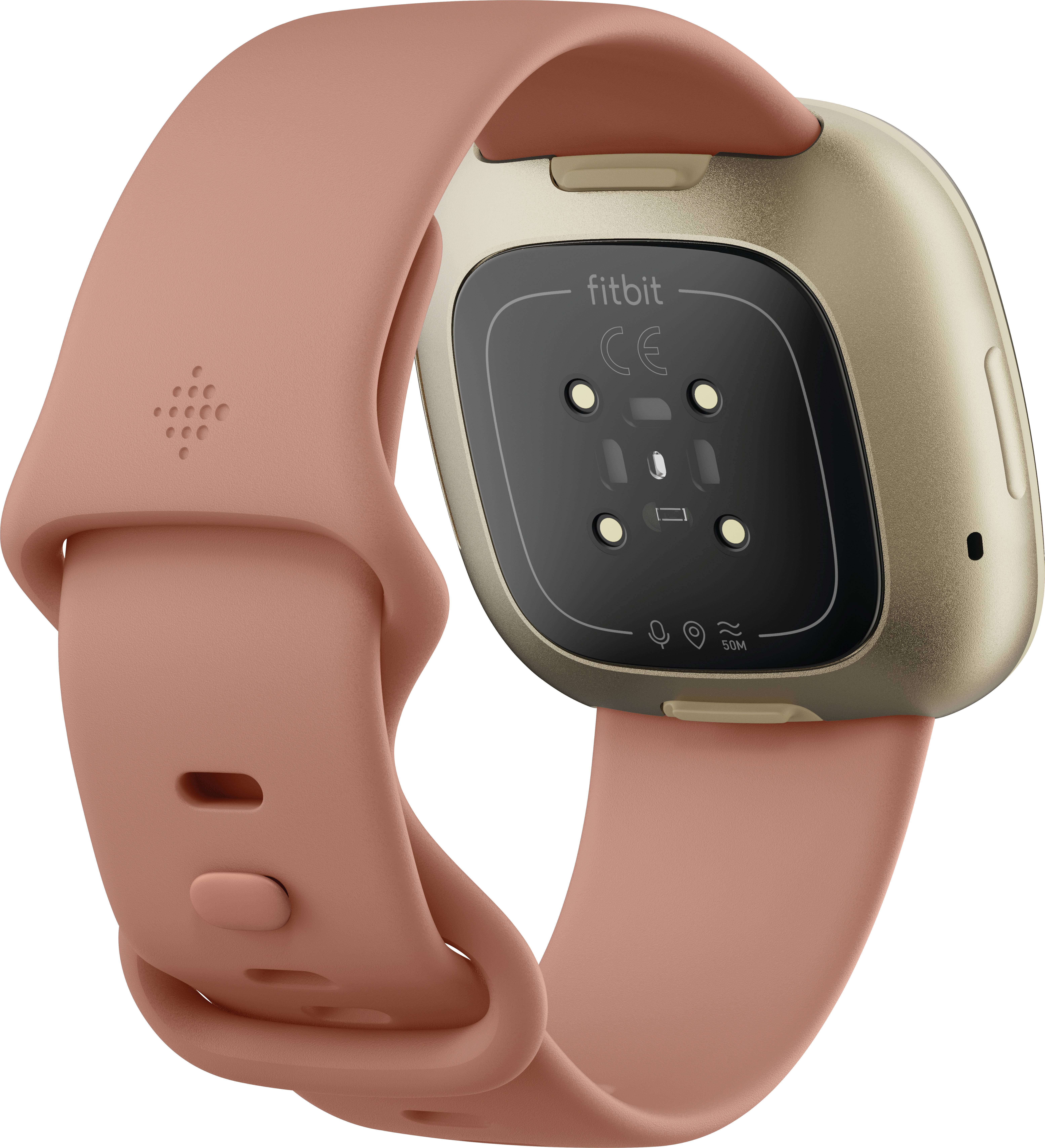 FitBit Versa 3 Montre connectée TU vieux rose