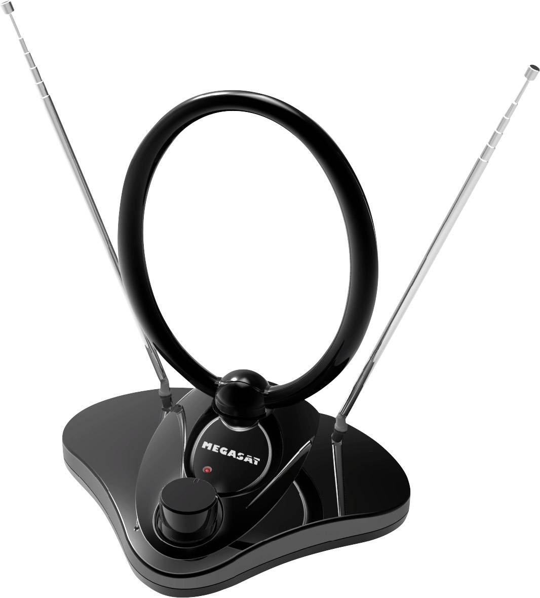 MegaSat DVB-T 30 Antenne omnidirectionnelle active DVB-T/T2 intérieure Amplification: 28 dB noir