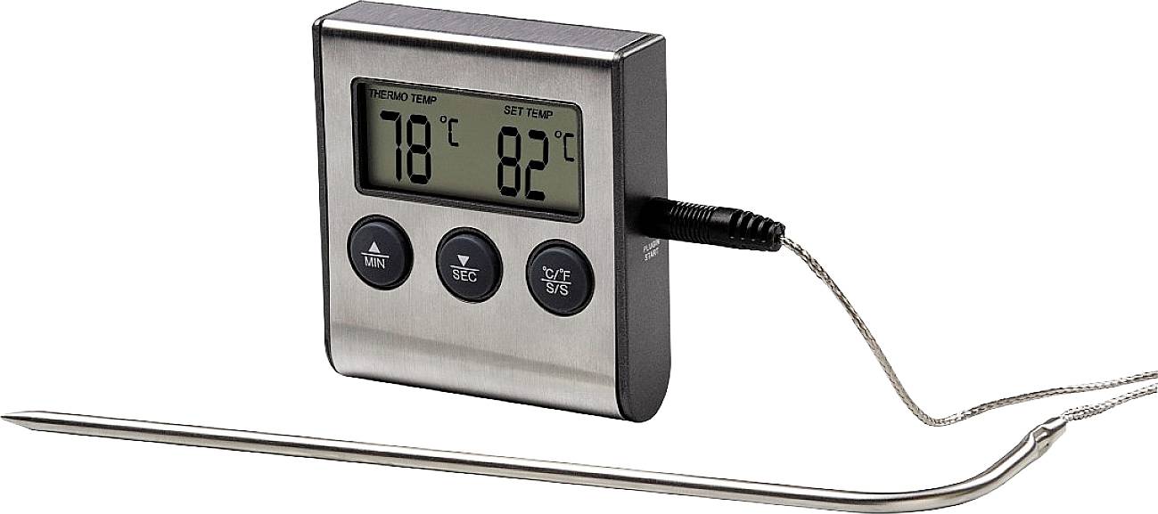 Xavax 111381 Thermomètre de barbecue acier inoxydable