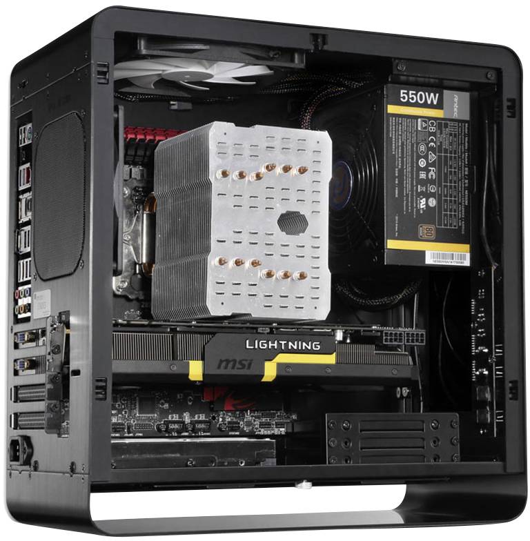 Micro-tour Jonsbo 01.UMX3BK.01 Boîtier PC, Boîtier gaming noir