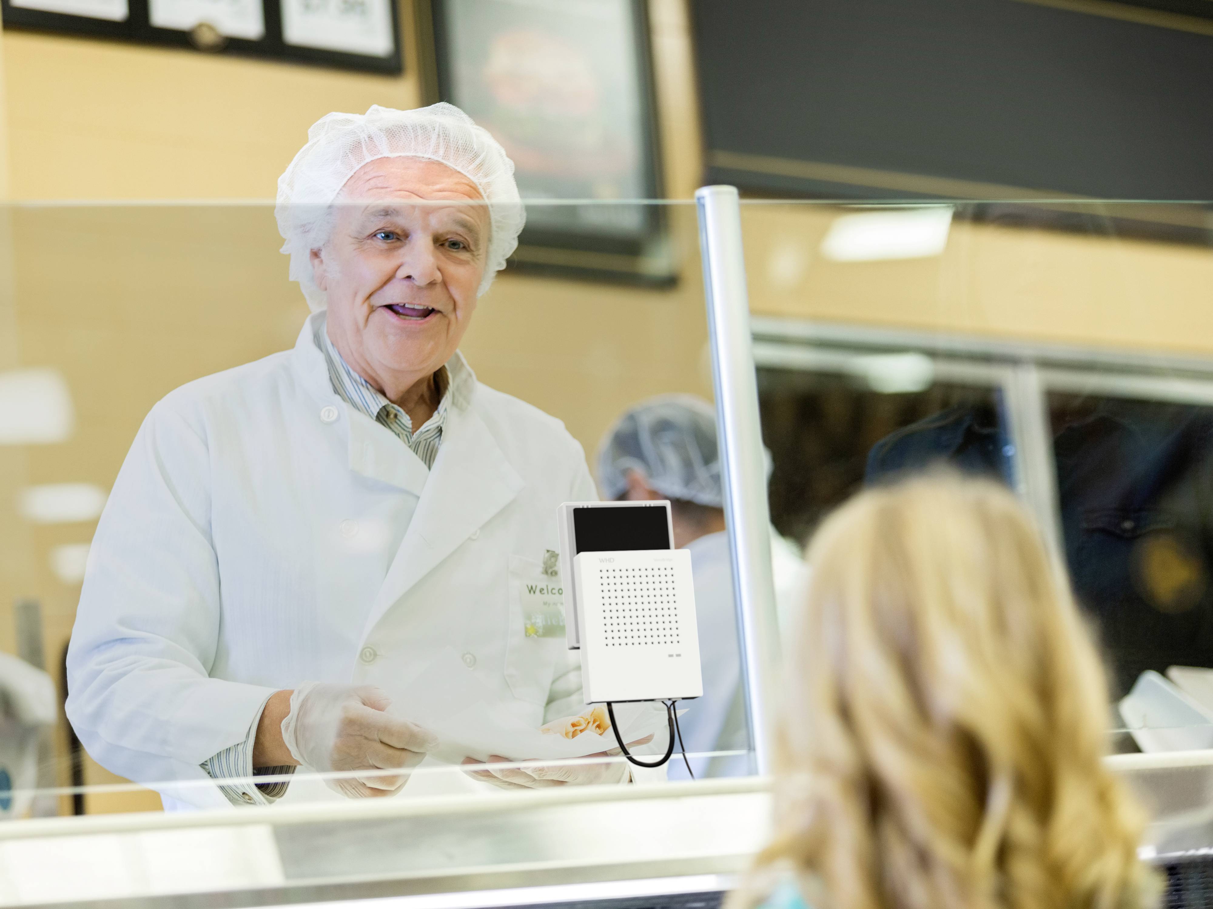 WHD 111-020-04-202-02 Interphone classique blanc