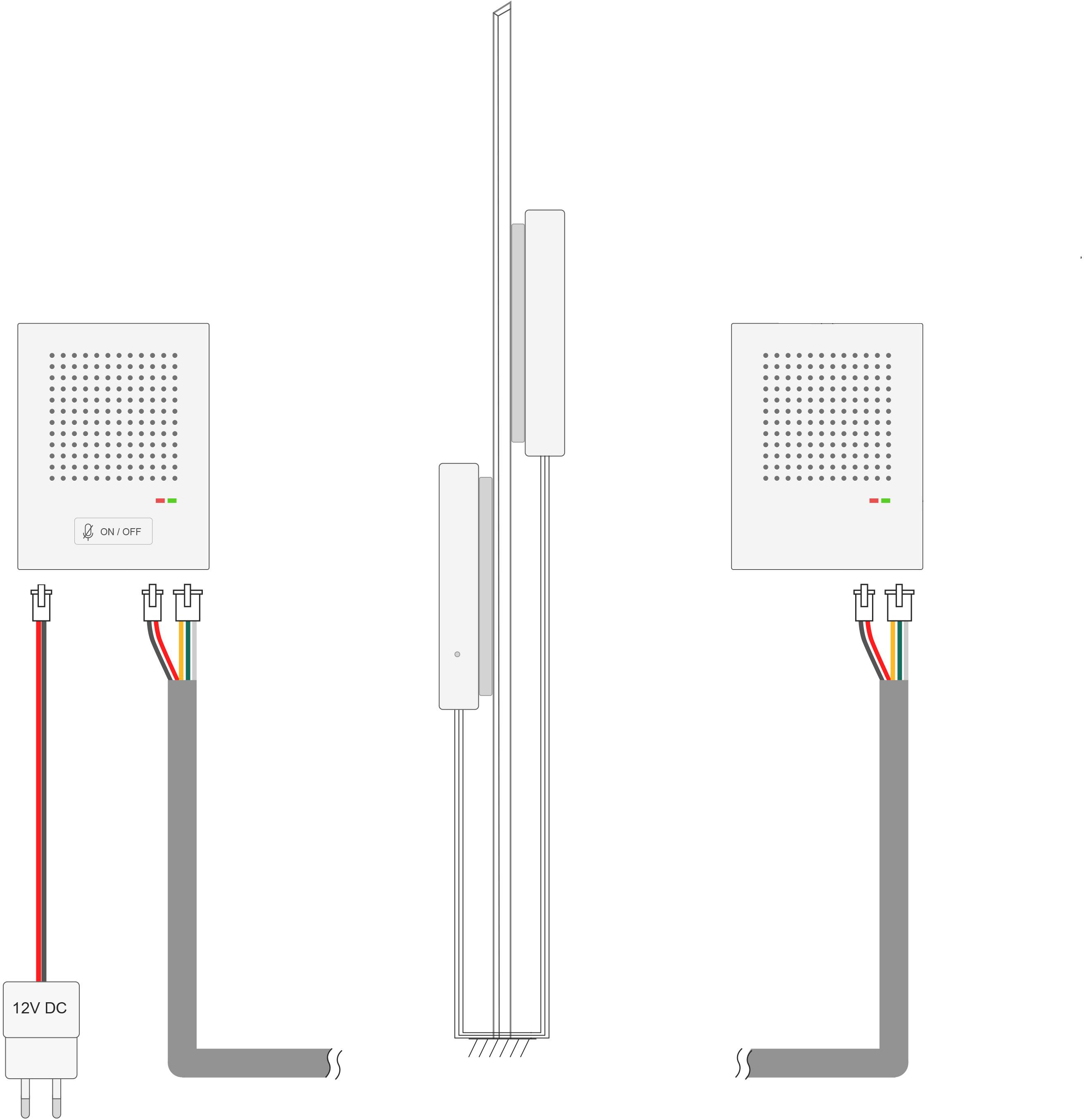 WHD 111-020-04-202-02 Interphone classique blanc