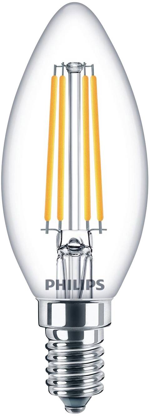 Philips LED 76221600 LED CEE E (A - G) E14 6.5 W = 60 W blanc froid (Ø x L) 3.5 cm x 9.7 cm 1 pc(s)