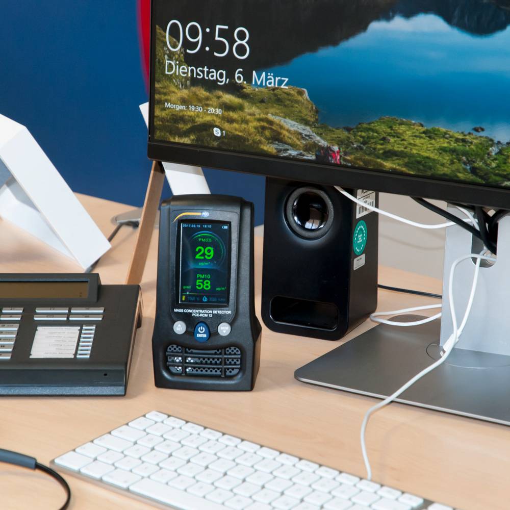 Analyseur de particules PCE Instruments PCE-RCM 12 CO2, température, humidité de l'air