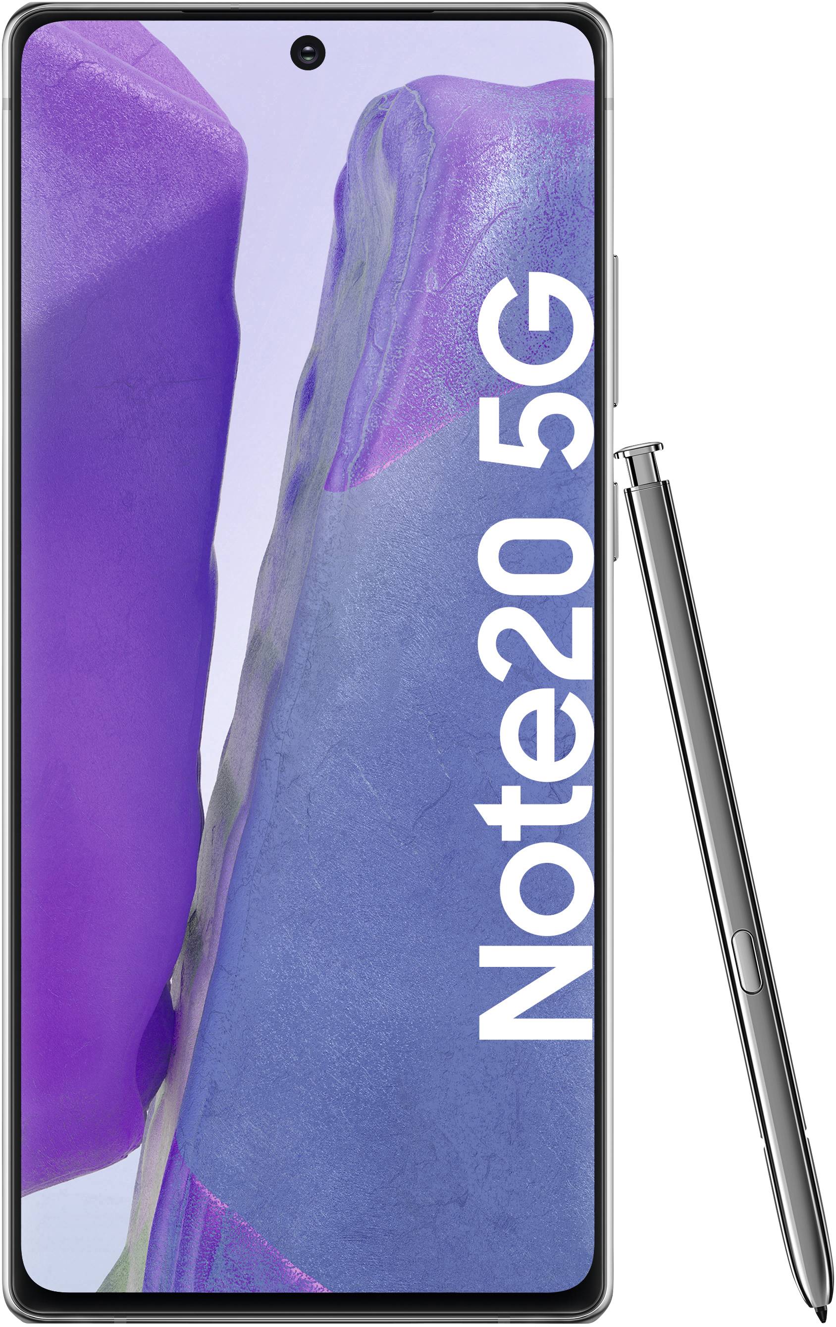 SamsungGalaxy Note 20 5G;Smartphone double SIM 4G256 GB;6.7 pouces;17 cm() double SIMAndroid™ 10gris