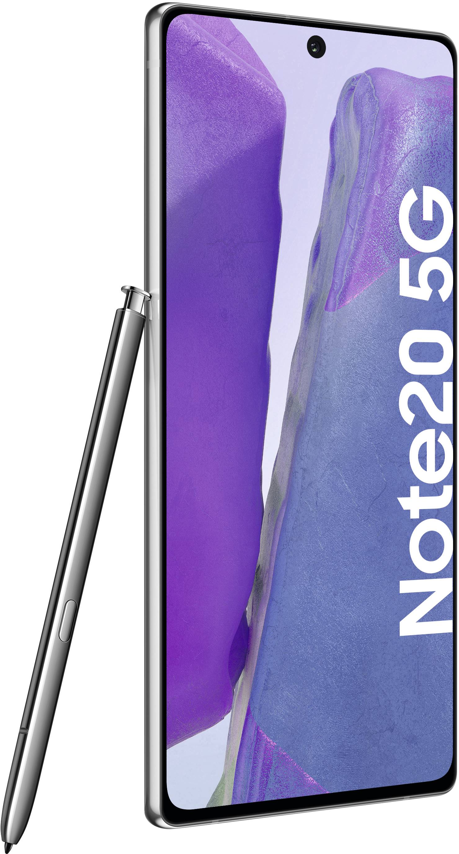 SamsungGalaxy Note 20 5G;Smartphone double SIM 4G256 GB;6.7 pouces;17 cm() double SIMAndroid™ 10gris