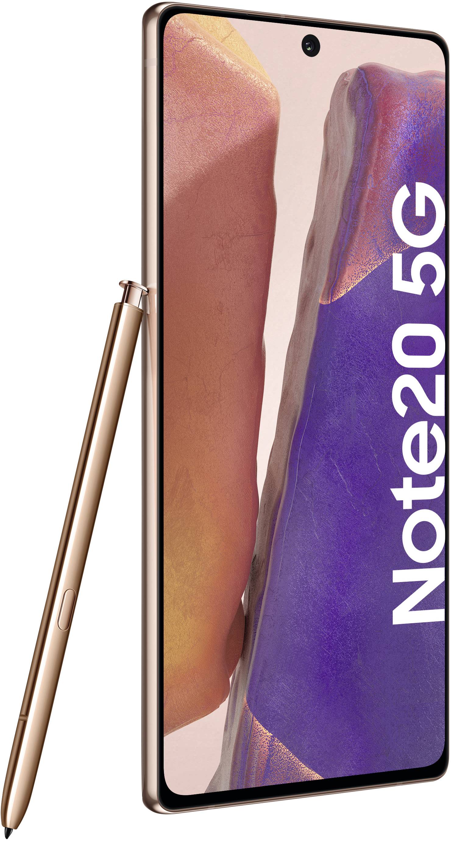 SamsungGalaxy Note 20 5G;Smartphone double SIM 4G256 GB;6.7 pouces;17 cm() double SIMAndroid™ 10bronze
