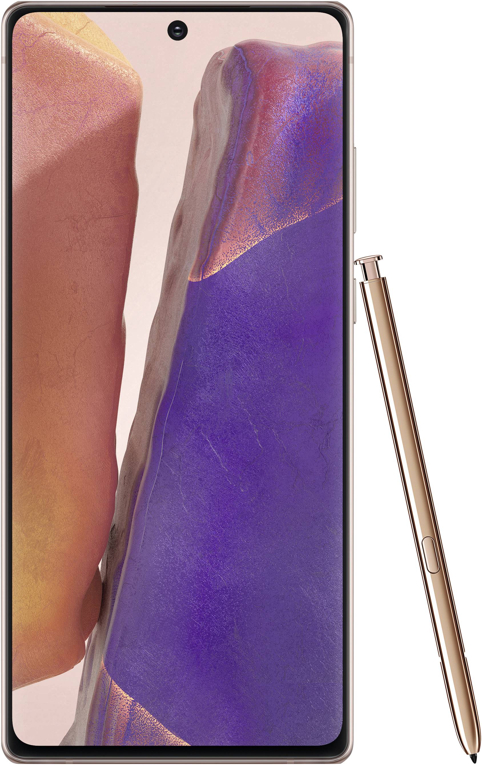 SamsungGalaxy Note 20 5G;Smartphone double SIM 4G256 GB;6.7 pouces;17 cm() double SIMAndroid™ 10bronze