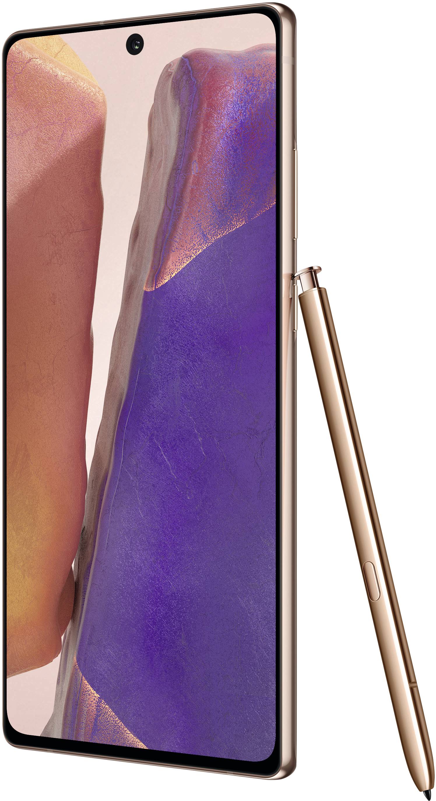 SamsungGalaxy Note 20 5G;Smartphone double SIM 4G256 GB;6.7 pouces;17 cm() double SIMAndroid™ 10bronze