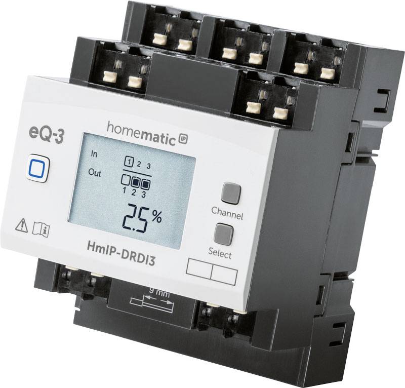 Homematic IP sans fil Actionneur de gradation HmIP-DRDI3