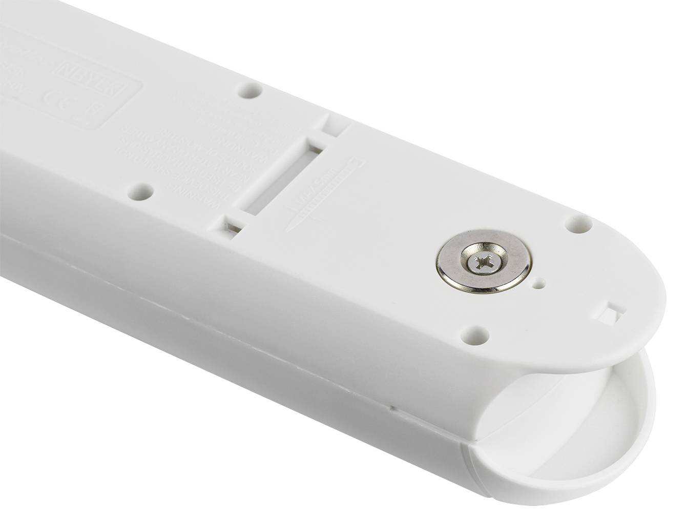 Bloc multiprise avec interrupteur Maxtrack NV 57-2 WL blanc contact de protection 1 pc(s)