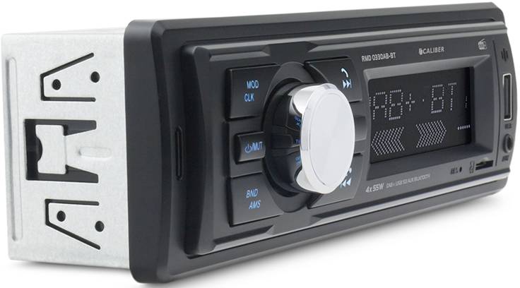 Autoradio Caliber RMD033DAB-BT tuner DAB+, kit mains libres bluetooth, avec télécommande, avec antenne DAB
