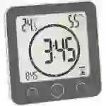TFA Dostmann Bad- /Küchenuhr mit Timer Minuteur gris numérique TFA Dostmann Bad- /Küchenuhr mit Timer Minuteur gris numérique