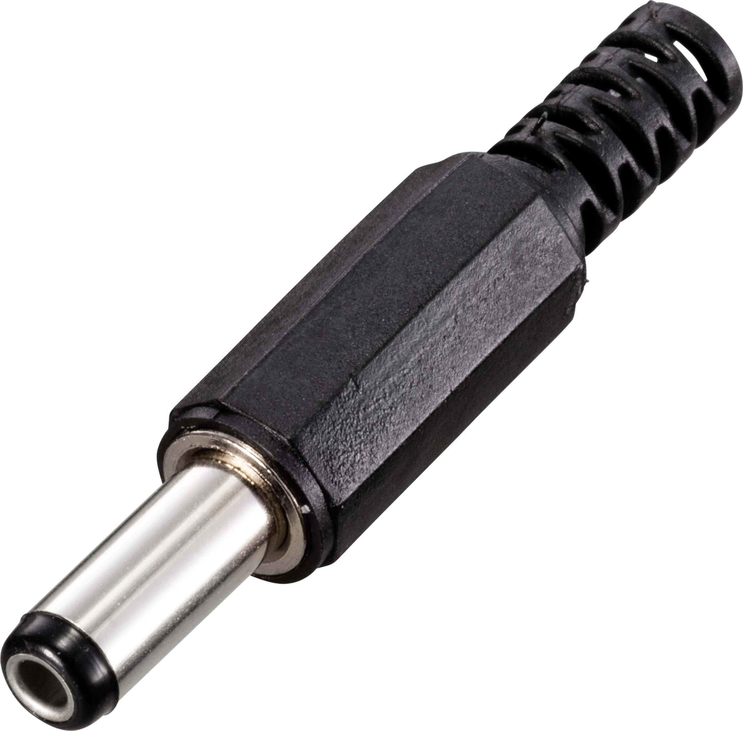TRU COMPONENTS Connecteur basse tension mâle, droit 5.5 mm 2.5 mm Bulk