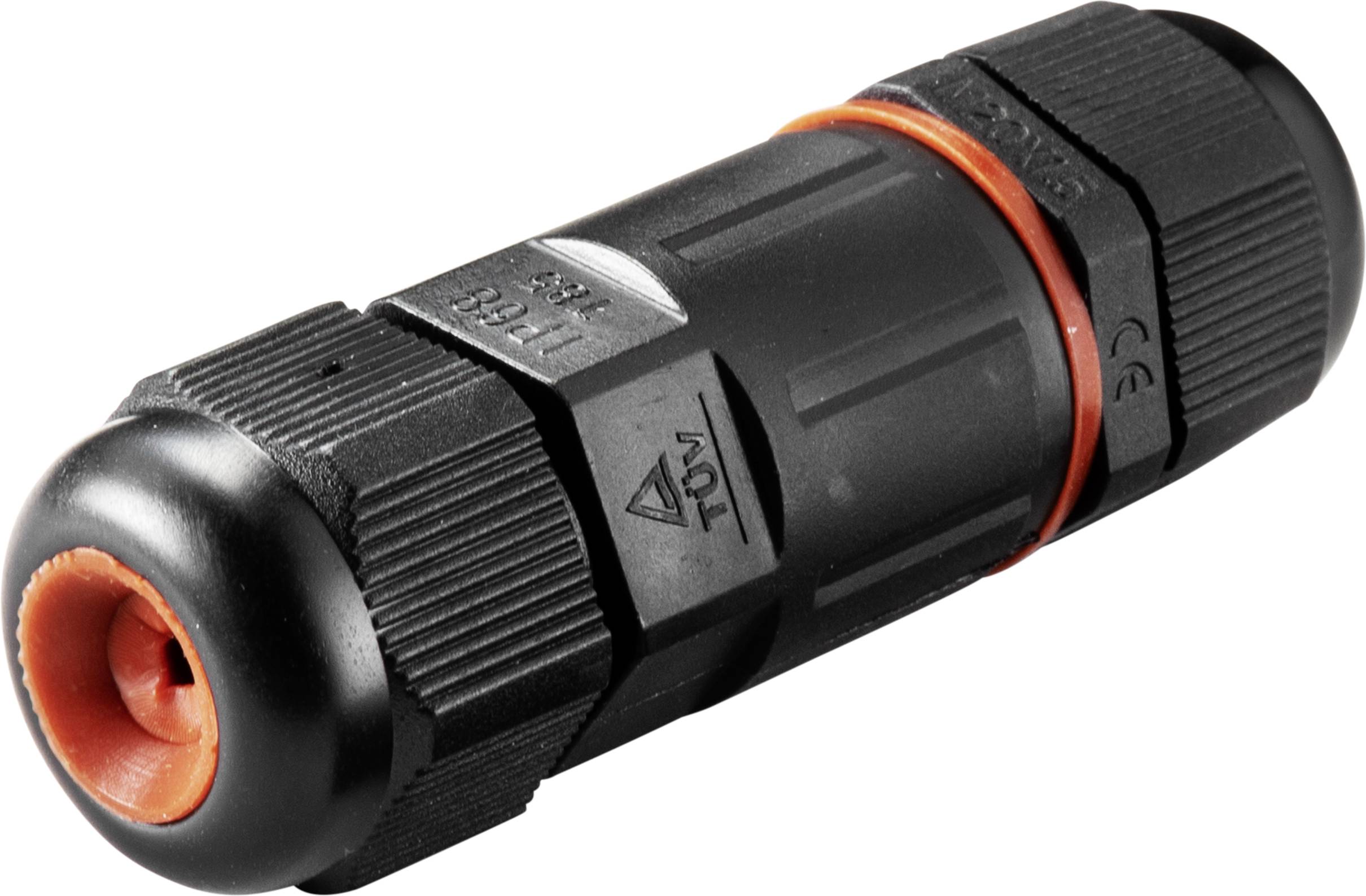 TRU COMPONENTS TC-9202488 Boîtier mâle Adaptateur/prolongateur droit 1 pc(s)