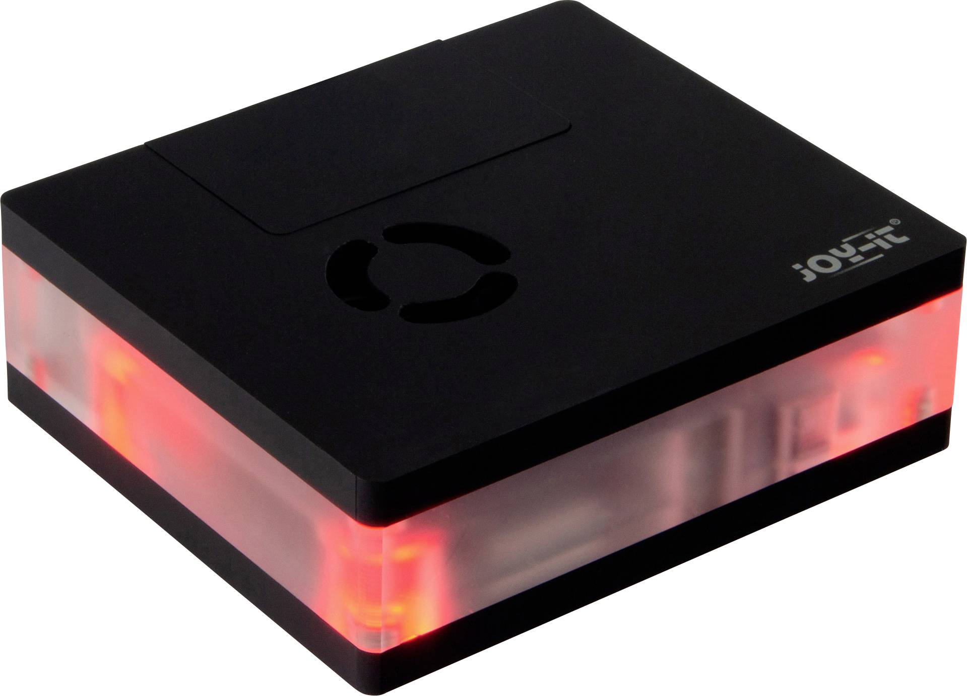 Joy-it RB-MULTIMEDIACASE01 Boîtier pour ordinateur monocarte Convient pour (kits de développement): Raspberry Pi® cache GPIO