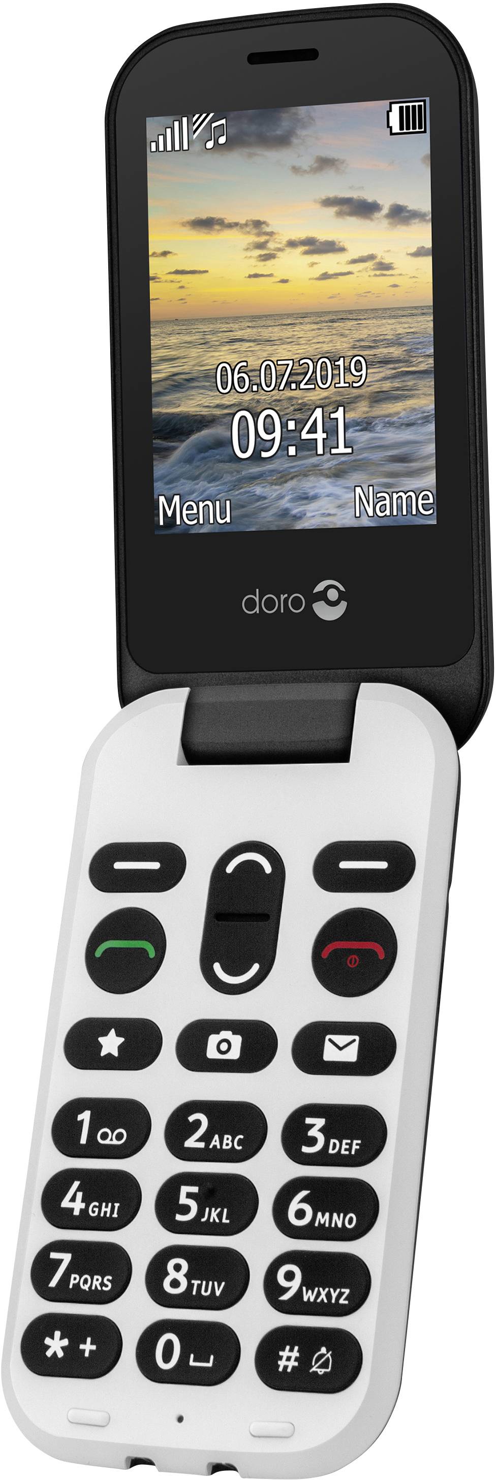 doro 6060 Téléphone portable pour séniors noir