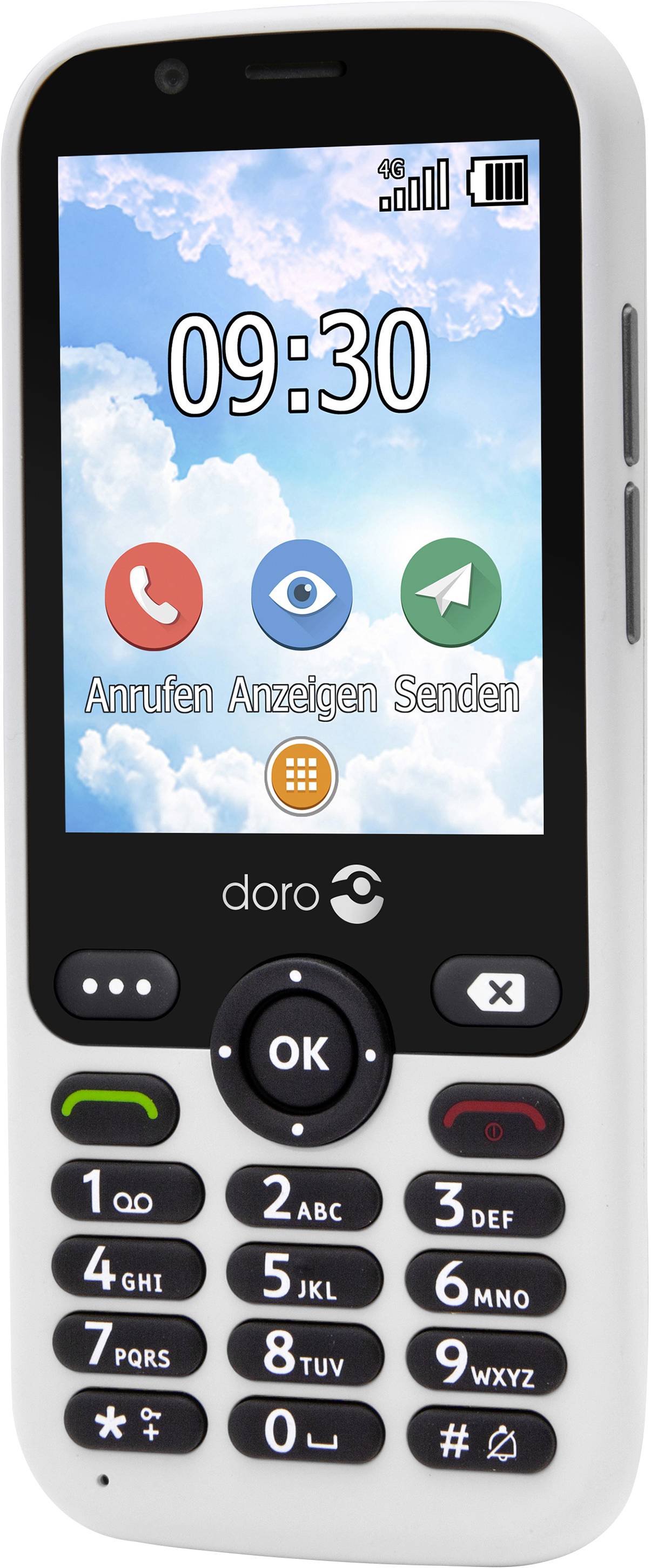 doro 7010 Téléphone portable pour séniors blanc