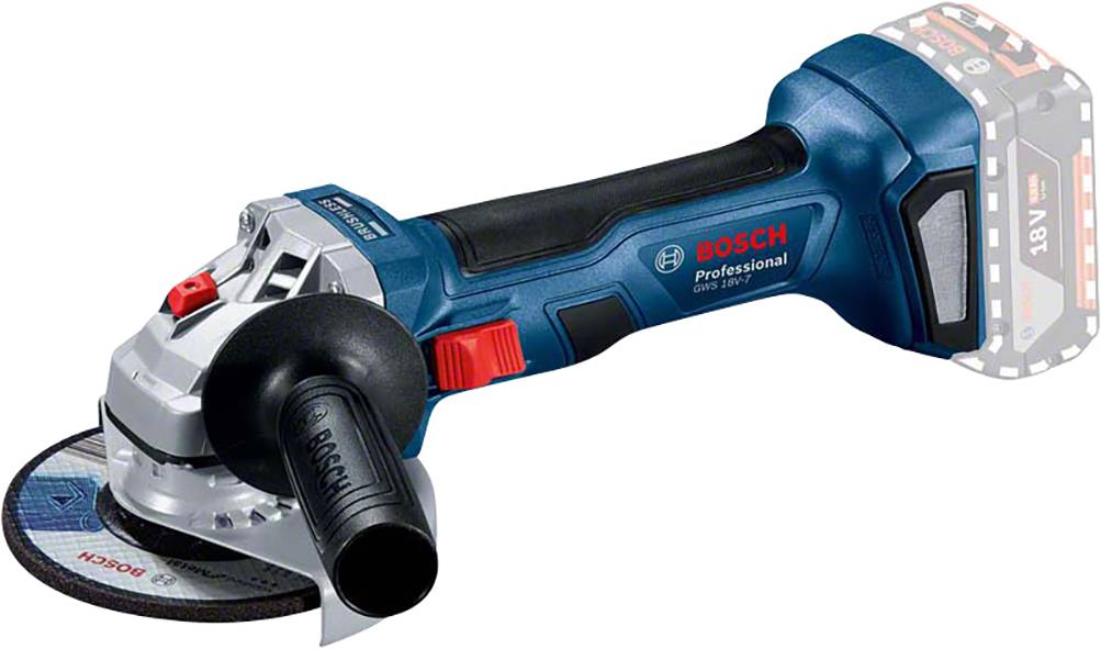 Meuleuse d'angle sans fil Bosch Professional GWS 18V-7 06019H9003 115 mm sans batterie 18 V