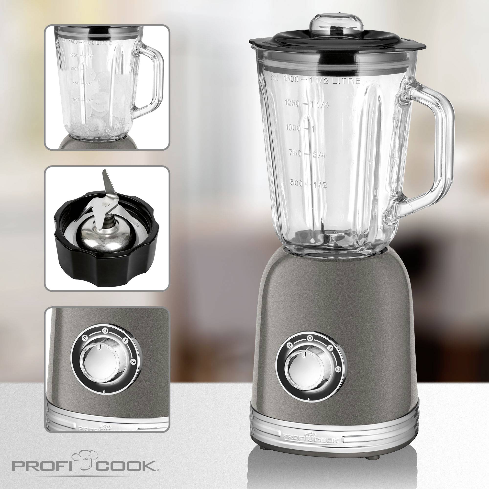 Profi Cook PC-UM 1195 Hachoir 800 W anthracite