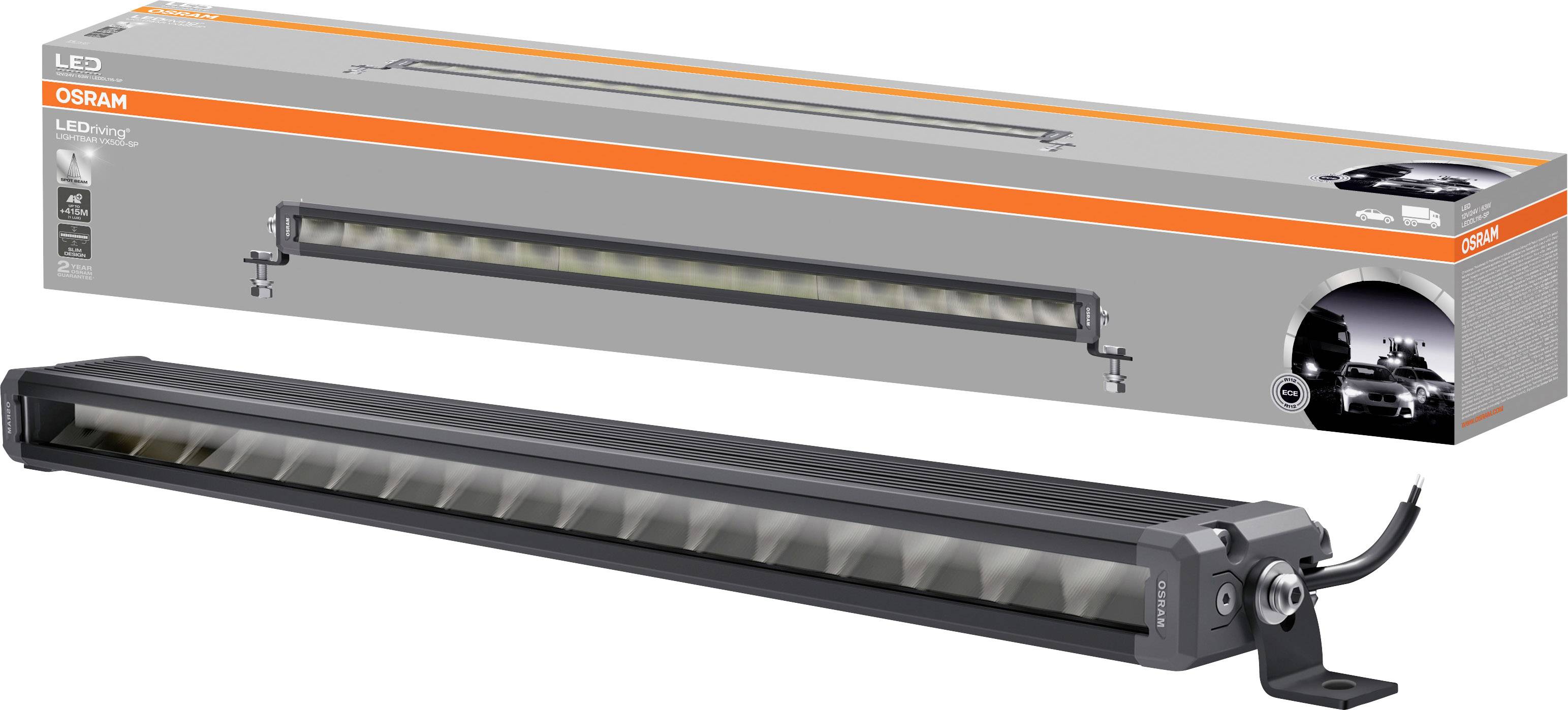 OSRAM Feu de route LEDDL116-SP LEDDL116-SP LED avant (L x l x H) 67 x 526 x 36 mm