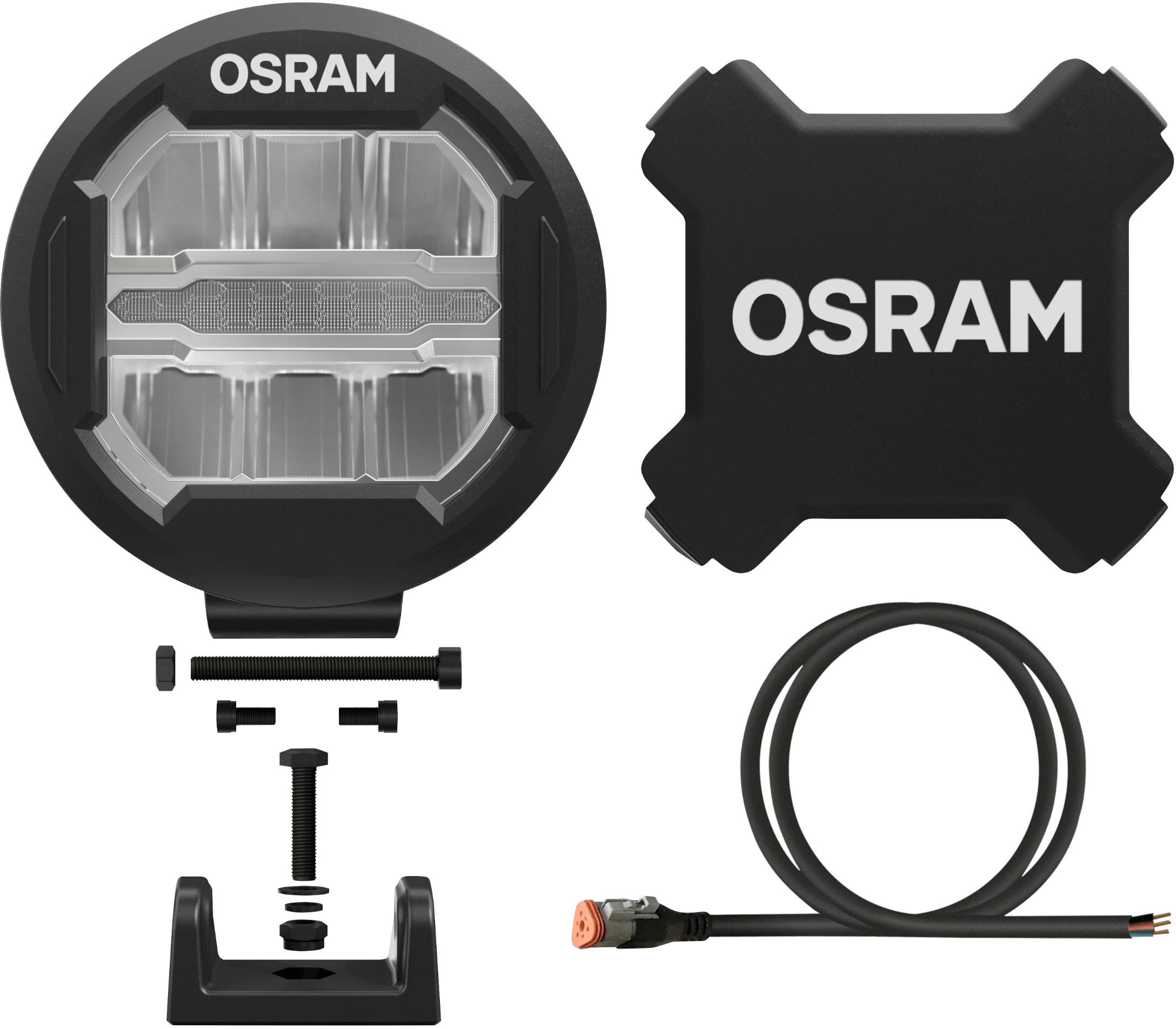 Osram Automotive Feu de route LEDDL111-CB LEDriving® ROUND MX180-CB LED avant (L x l x H) 201 x 176 x 126 mm