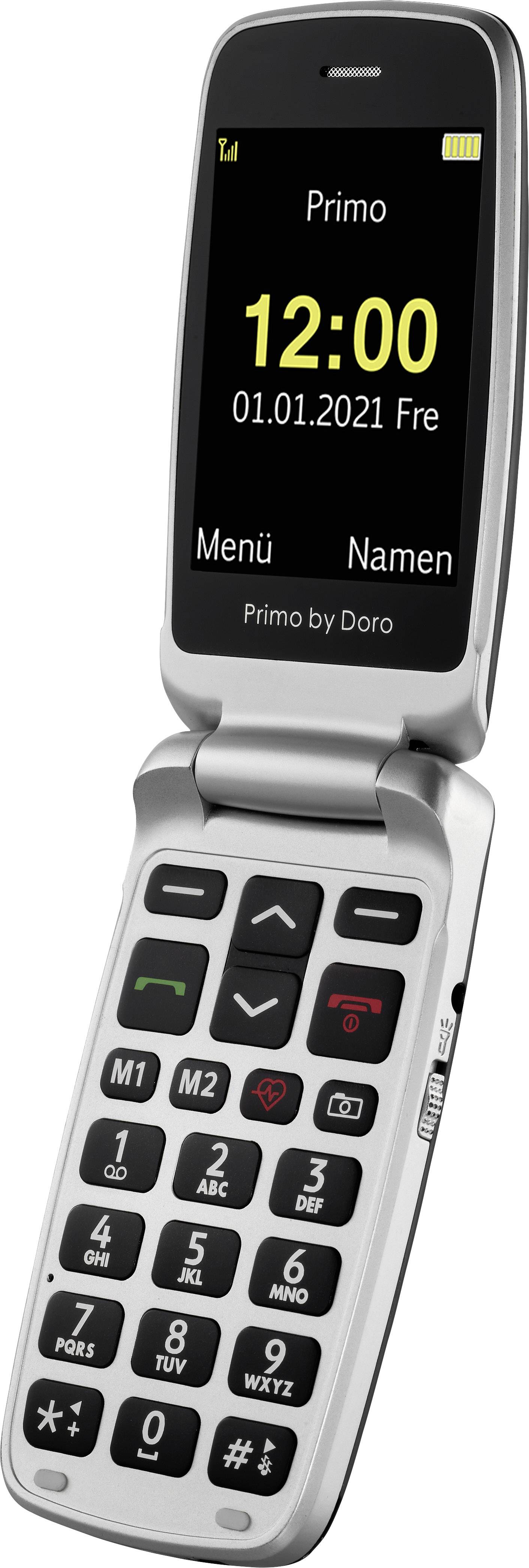 Primo by DORO 418 Téléphone portable pour séniors graphite