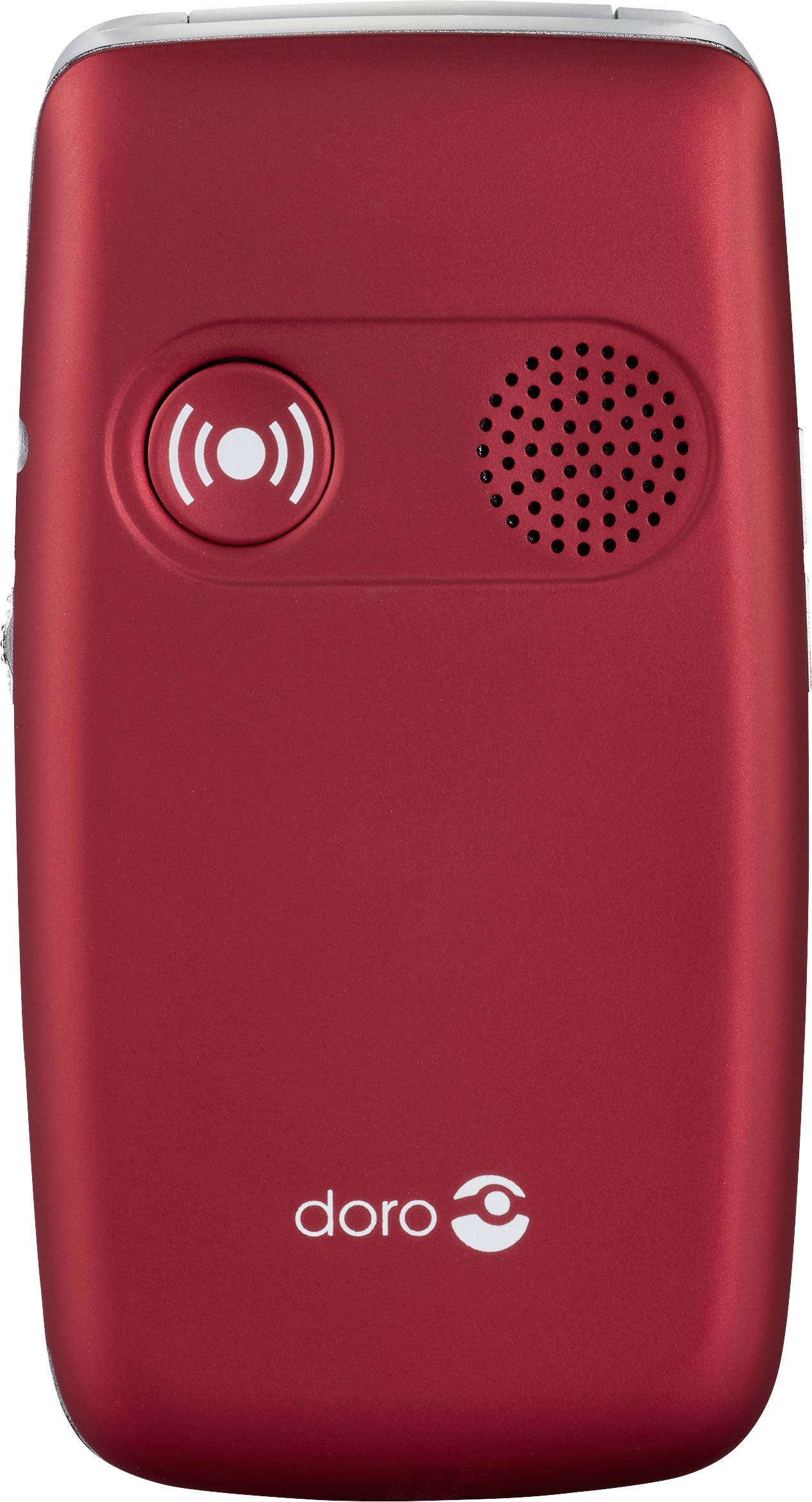 Primo by DORO 418 Téléphone portable pour séniors rouge