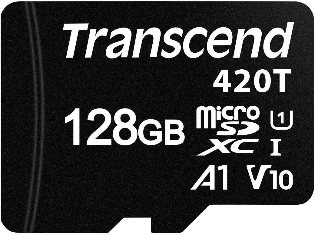Transcend TS128GUSD420T Carte microSD industriel 128 GB Class 10 UHS-I