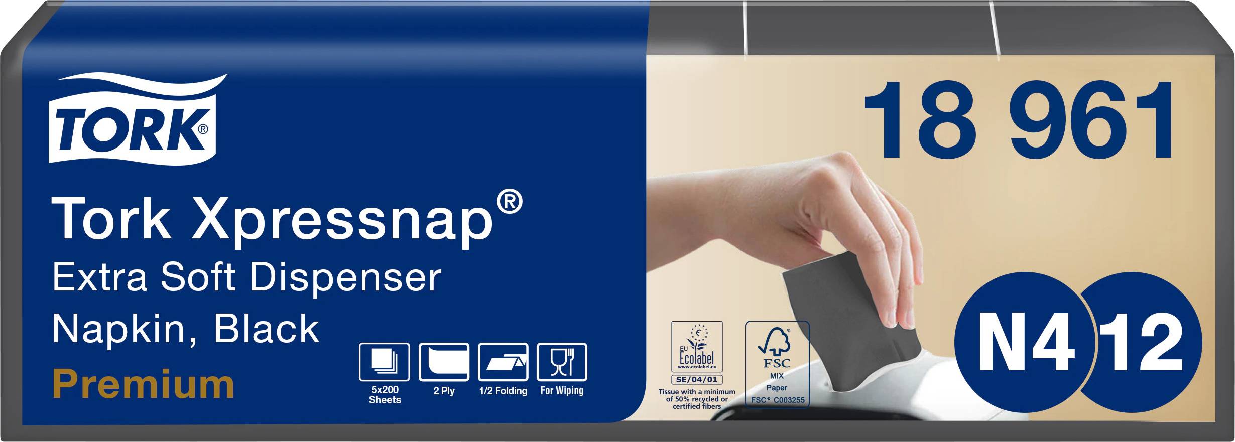 TORK Xpressnap® Serviettes en papier 18961 8 pc(s)