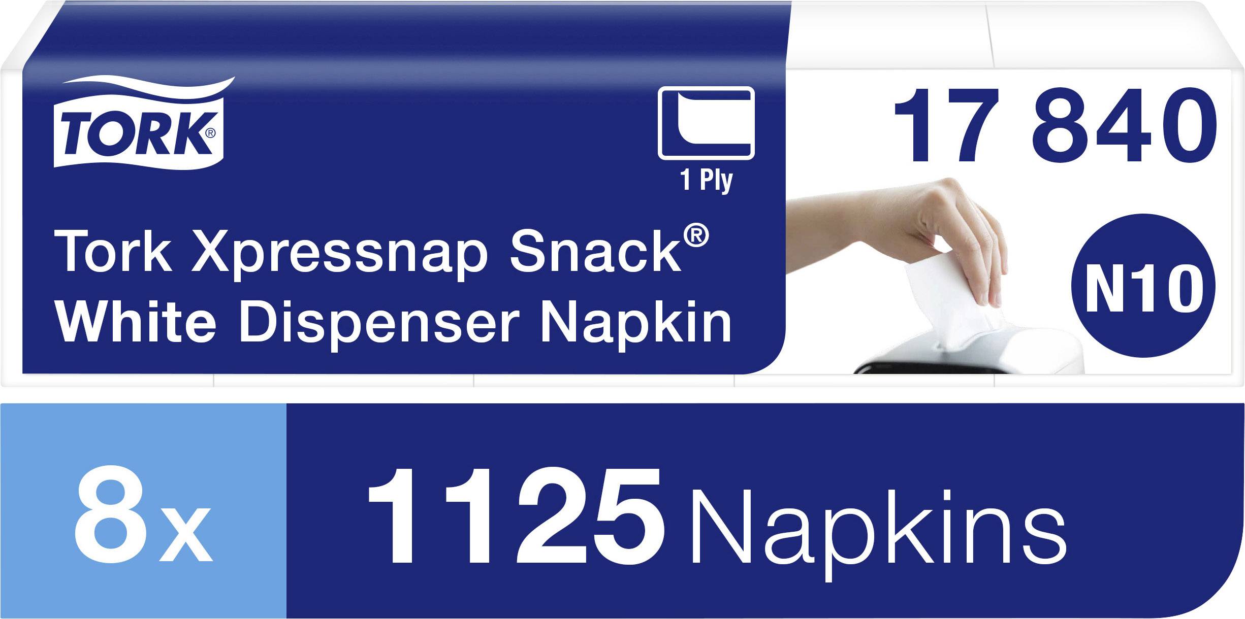 TORK Xpressnap Snack® Serviettes en papier 17840 8 pc(s)