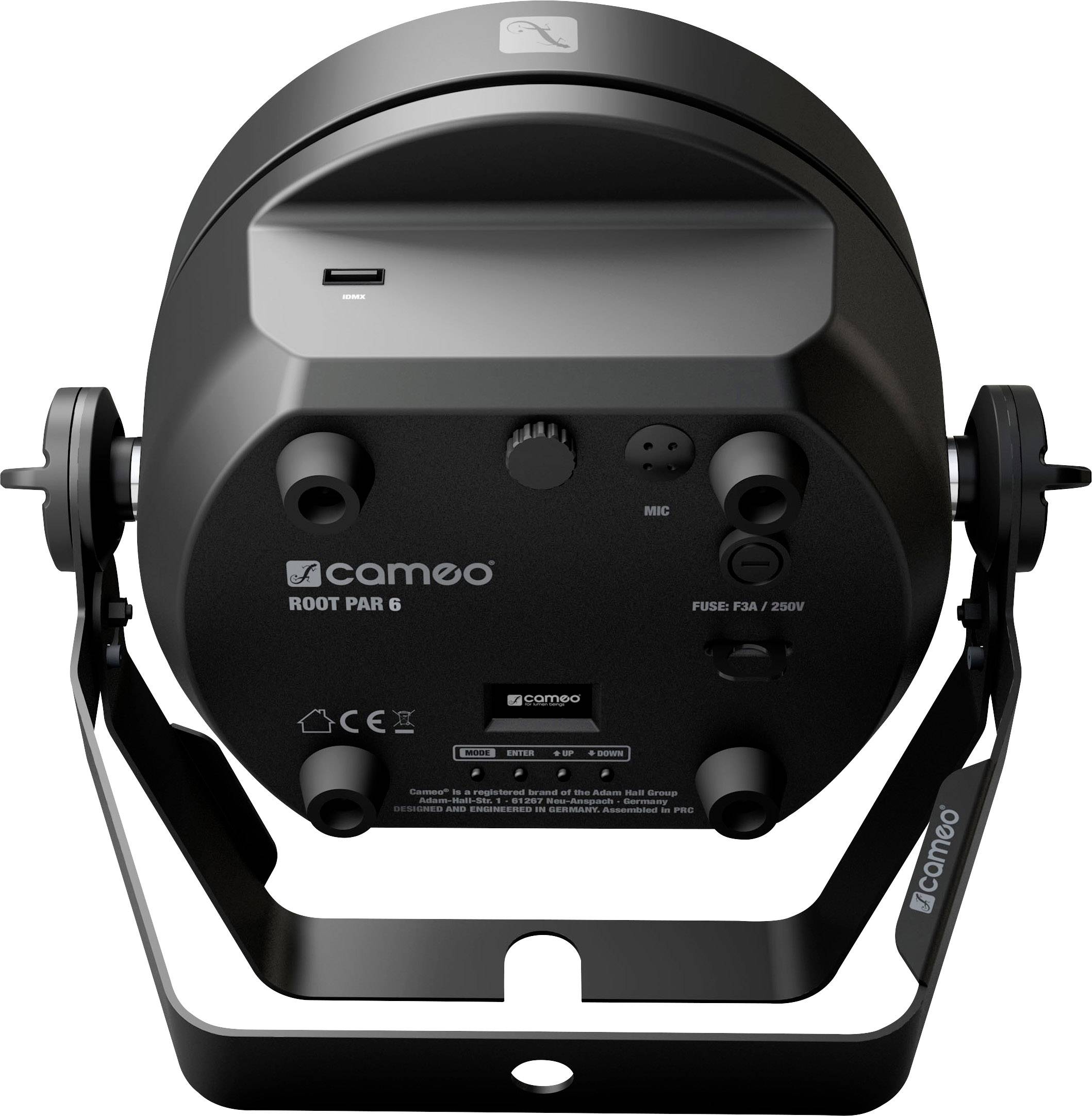 Cameo ROOT PAR 6 Projecteur PAR LED Nombre de LED (détails): 6 12 W noir